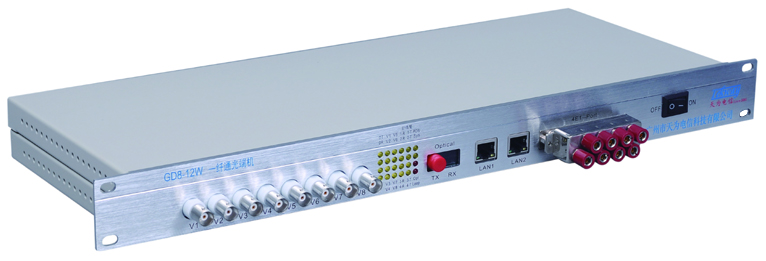 4E1+2*100M+视音频+30路PCM接口 多业务光端机